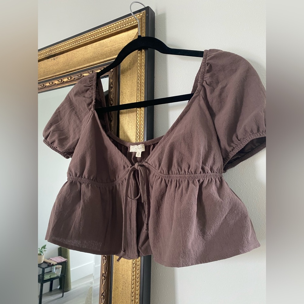 LA Hearts crop top